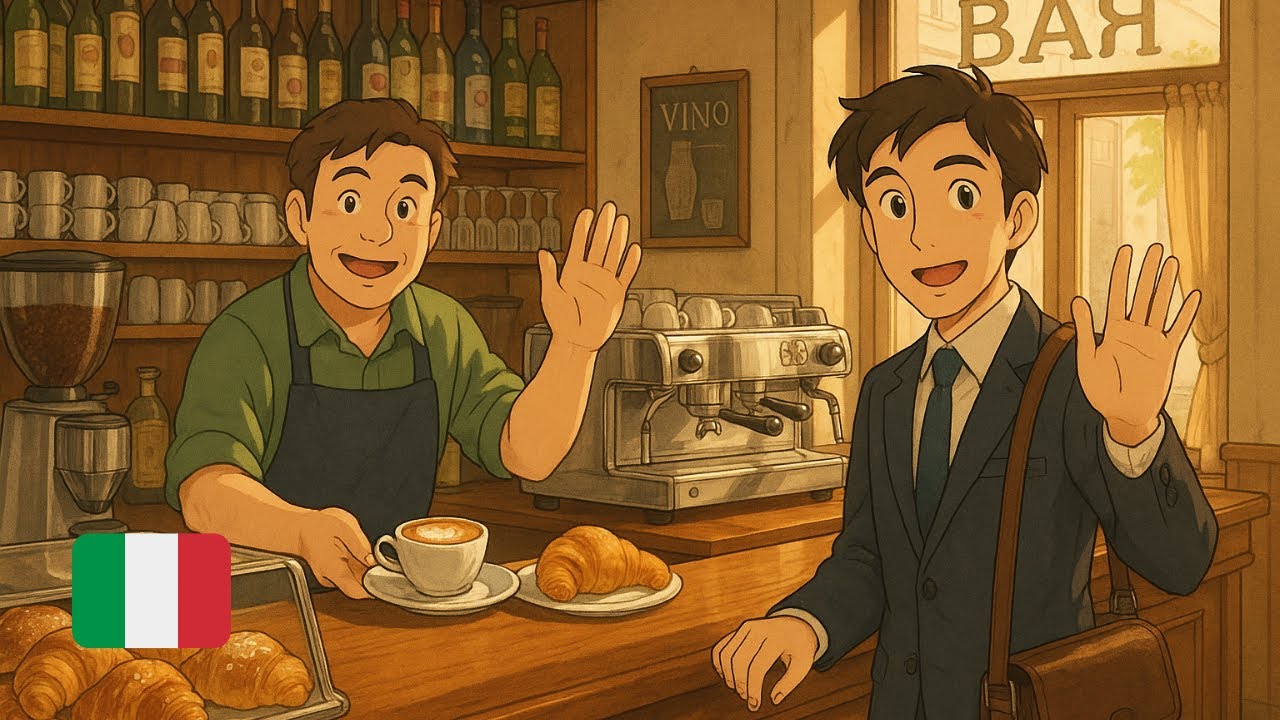 11 минут реальных итальянских диалогов уровня A2 | Диалоги для начинающих [с субтитрами]