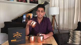 Urban Vintage LA Moscow Mule Mugs Gift Set Unboxing Video
