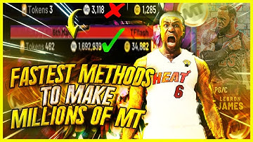 *NEW* FASTEST WAYS TO BECOME AN MT MILLIONAIRE IN A WEEK! HOW TO MAKE MT EASY IN NBA 2K20 MYTEAM!