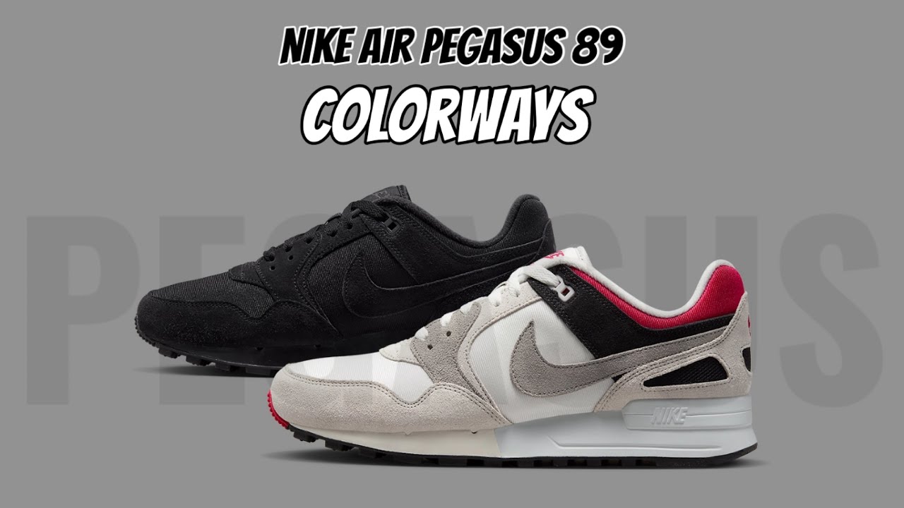 Nike Air Pegasus 89 Colorways - YouTube