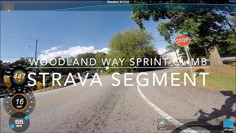 Strava Segment: Woodland Way Sprint Climb