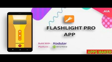 How To Make FlashLight App With Sos Function In Thunkable Makeroid