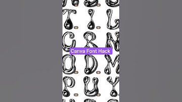 #canva fonts Hack #shorts