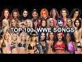 Top 100 wwe womens theme songs entrances