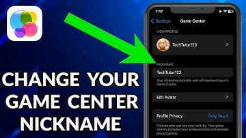How To Change Your Game Center Nickname