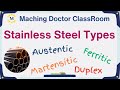 Stainless Steel Types - What is the diffrence between Austenitic, Martensitic, Ferritic, & Duplex