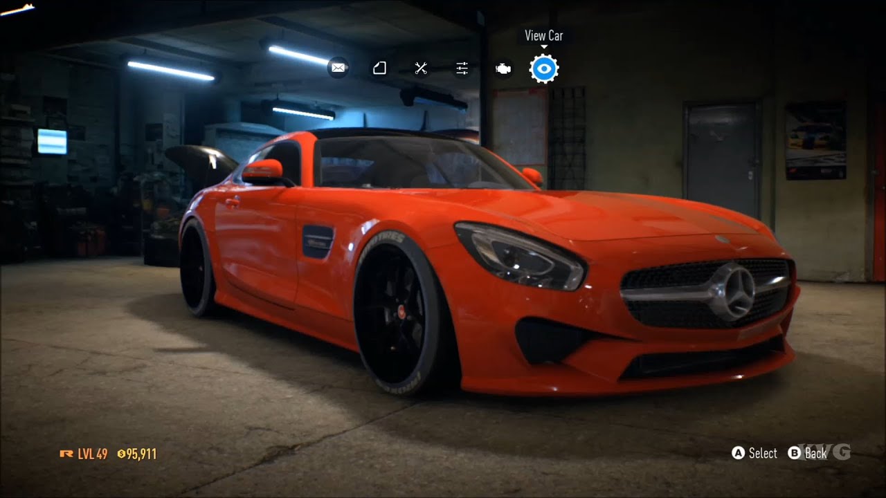 NEED FOR SPEED (2015) - MERCEDES AMG GT GAMEPLAY (TUNING, RACES