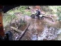 Newcastle Trail Riding creek crossing Suzuki DRZ 400 kawasaki klx 250