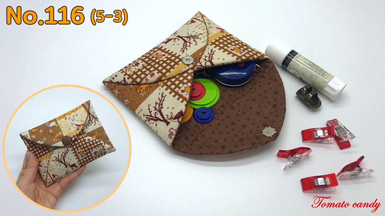 Quilt No.116 (5-3) Чехол для Швейных Аксессуаров, Проект Сумки для Швейных Инструментов Часть 3.