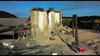 PDI Demolishing 28 Concrete Silos in Nazareth, PA by Priestly Demolition Inc. 2,307 views 4 days ago 2 minutes, 42 seconds