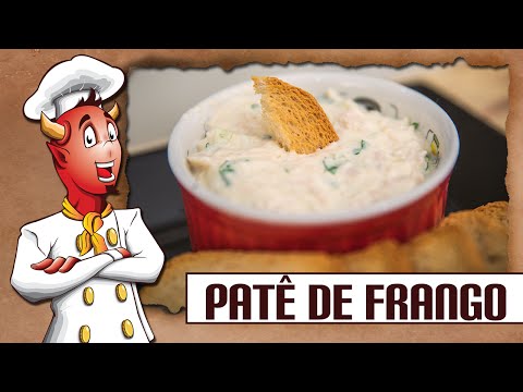 Como fazer Patê de Frango com Creme de Leite (RECEITA FÁCIL)