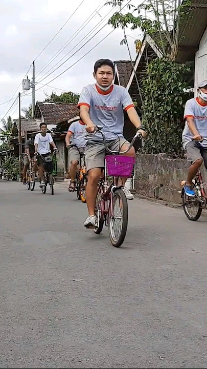 Gowes Sepeda Minion ( sepeda mini minitrek minion bike mini bike sepeda antik sepeda jadul ) #shorts