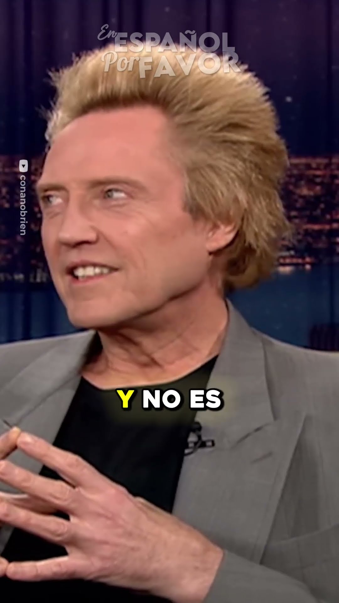 Christopher Walken miente sobre su cumpleaños ? #español #curiosidades #hollywood #famosos #shorts