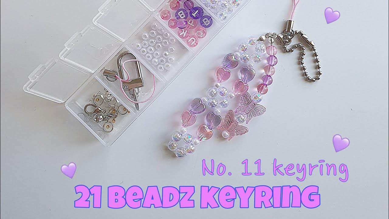 [21beadz keyring] no. 11 나비 키링 만들기
