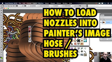 Corel Painter : How to Load Nozzles Tutorial | Graphicxtras