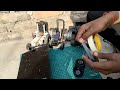 NEW TROLLEY WORK START TYRE KE LIYE BEARING 8MM SMALL SIZE 💪🤩🚜 #youtubevideo#trending#viralvideo 
