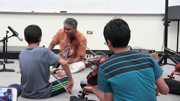 Introduction to Carnatic violin: Western Classical violin students