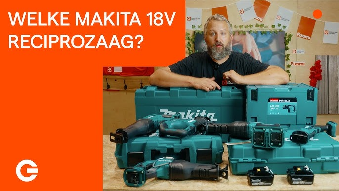 Makita DJR360ZK Scie sabre sans fil 36V (2x 18V) Li-Ion (machine