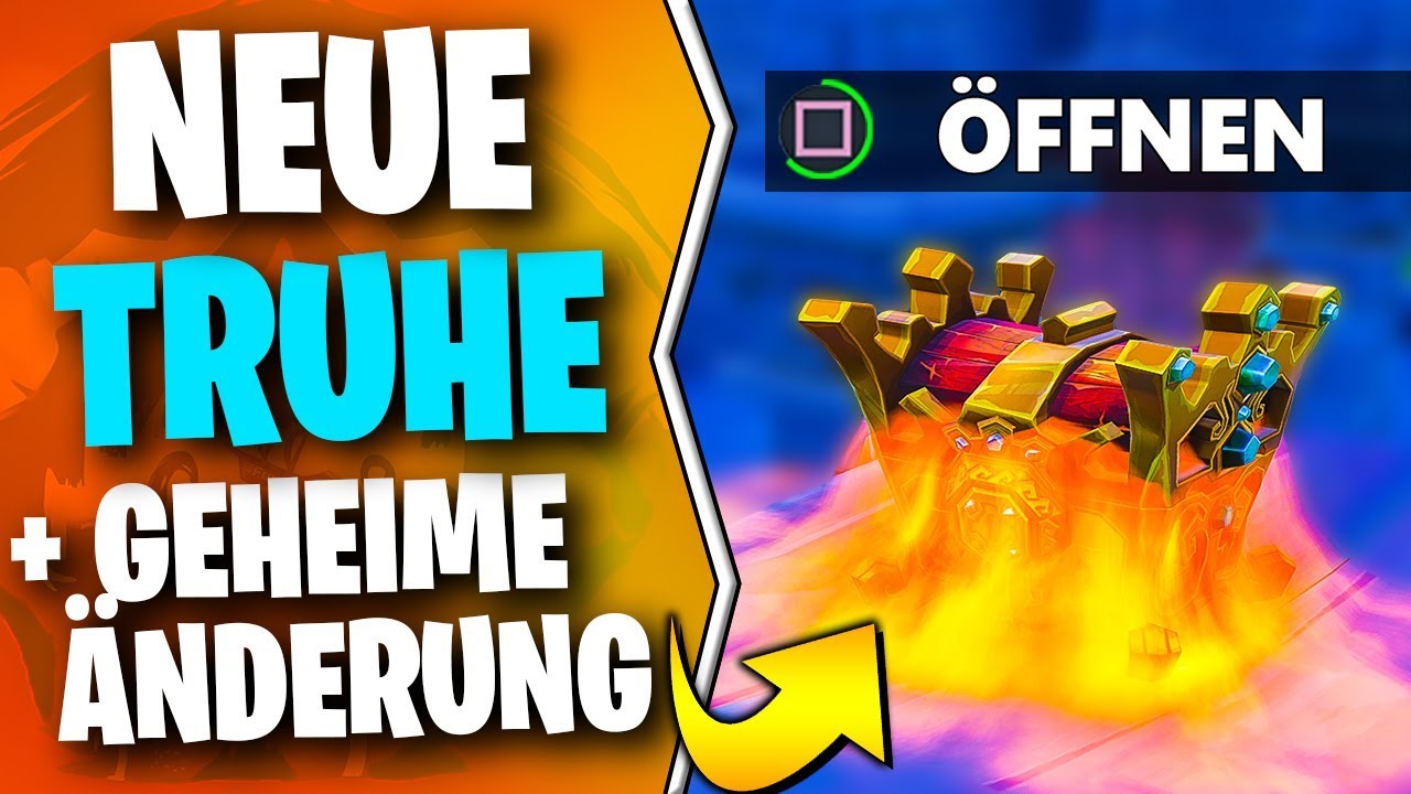 Neue Legendare Truhe Geheime Map Anderung In Fortnite Season 8 - season8 season8leaks season8news