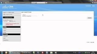 AHA CRM - How do I add a competitor (Method 1)