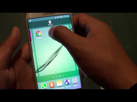 Vidéo: Comment supprimer les icônes du Galaxy s6 ?