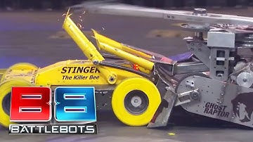 The Legends Rumble: Lock-Jaw vs. Stinger vs. Ghost Raptor | Season 2: Exhibition Rumble | BattleBots