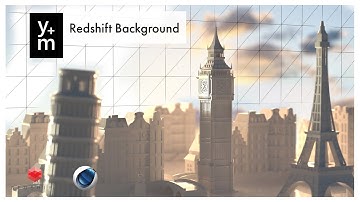 Recreate a C4D Background object in Redshift Render