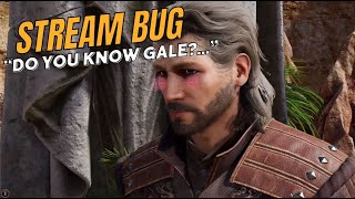 Gale Bug While Streaming Baldur's Gate 3