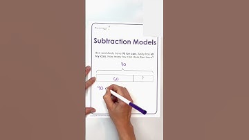 Subtraction bar models- Singapore Math Mini Tutorial #subtraction
