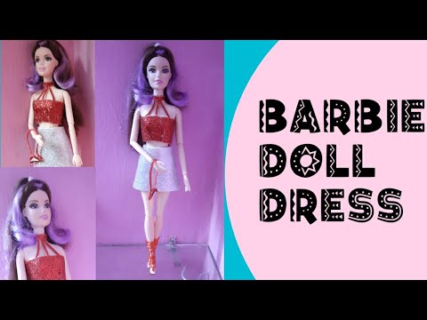 Party Wear Dress For Barbie From Glitter Sheets LITTLE TRY Shorts