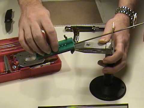 Lansky Crock Sticks sharpener demo 