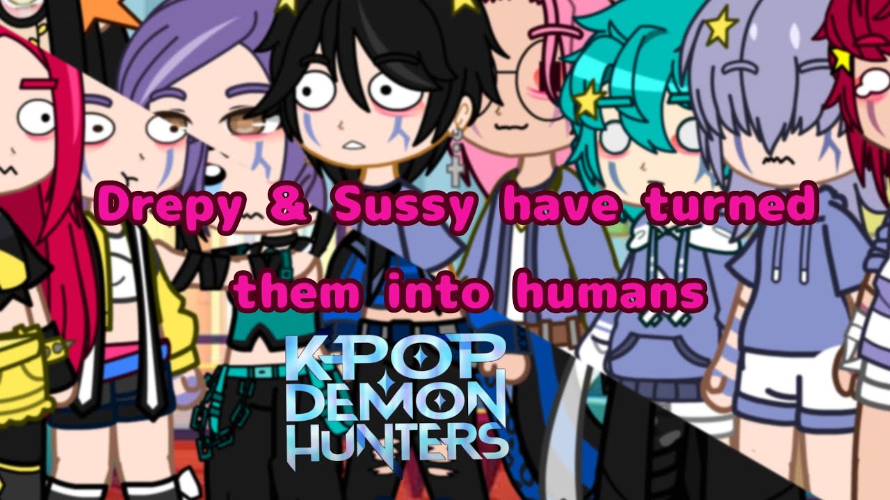 Drepy & Sussy have turned into humans [ poly Saja, Polytrix, my AU]