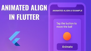 Flutter AnimatedAlign Tutorial | Smooth Ball Movement Animation | Flutter UI Animation | 2025