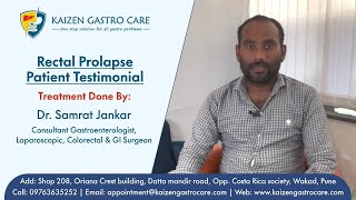 Patient Testimonial: Rectal Prolapse Treatment Success Story (Patient from Bihar) drsamratjankar