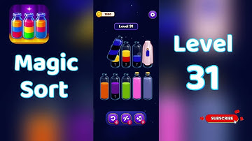 Magic Sort Level 31 Walkthrough 🎩✨ | Go Answer