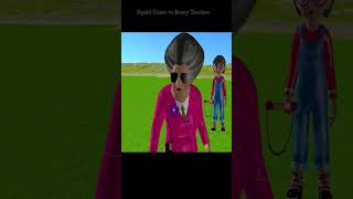 Nick and Tani troll Scary Teacher 3D in Archery Balloons vs Honeycomb Challenge Squid Game #shorts