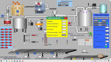 Thiết kế, điều khiển, mô phỏng và giám sát dây chuyền sản xuất nước cam qua hệ thống SCADA.
