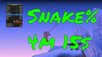 Getting Over It Speedrun Snake% (4m 15s)