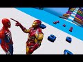 Face to Face Challenge Spider-mans vs Iron-mans GTA V mod