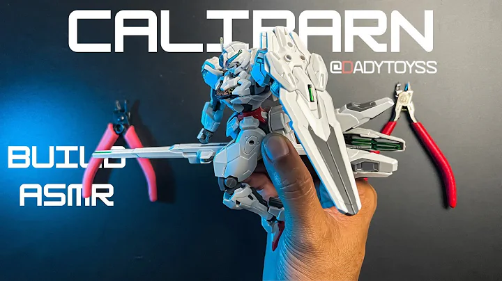 SPEED BUILD ASMR | GUNDAM CALIBARN | GUNPLA | THE WITCH FROM MERCURY | HG 1:144 | BOOTLEG