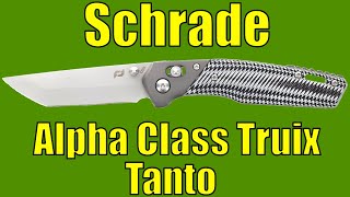 Schrade Alpha Class Truix Tanto Knife - Unboxing