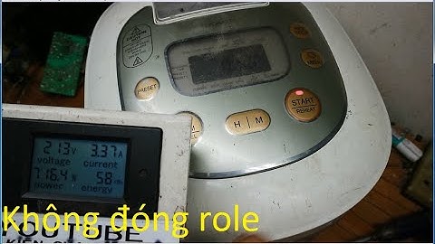 Sửa nồi cơm Sharp KS-TH18-GL