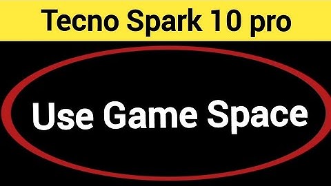 How to use game space, Tecno Spark 10 pro game turbo on kaise kare