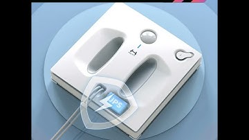 HUTT W66 Window Cleaner: Automatic Water Spray Glass Cleaning Robot for Wet and Dry Cleaning