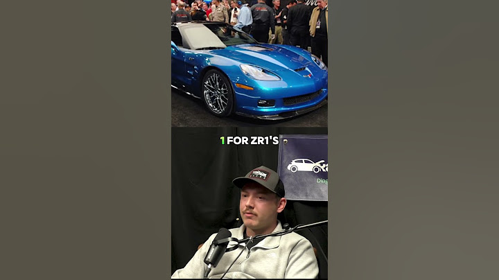 RAREST C6 Corvette ZR1 sold for $1,000,000