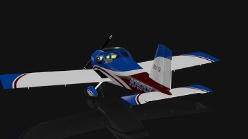 RV-12 Development for Xplane / Blender Render Fly Around Animation
