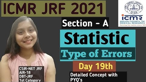 Statistic Day 19th|ICMR-JRF 2021