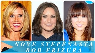 Nove stepenasta bob frizura Nove stepenasta bob frizura