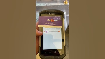 How a FedEx Scanner works! 🤟🙌😋 #shorts