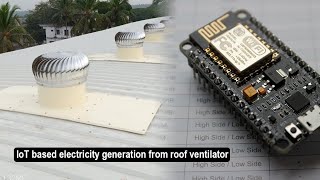 IoT based electricity generation from roof ventilator